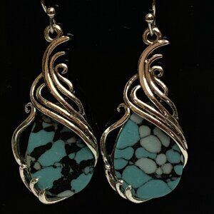 Turquoise Earring, Turquoise Jewelry, Boho Earring, Bohemian Earring, Gift Idea